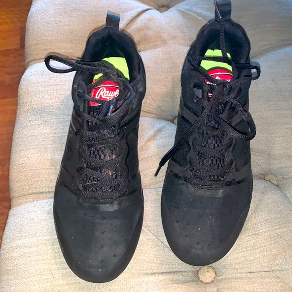 Rawlings Other - Mens Baseball Rawlings Black Cleats Size 8